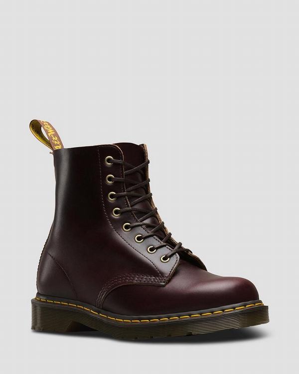 Dr Martens Dámské Kotníkové Boty 1460 Pascal Chromexcel Vínové, CZ-920136